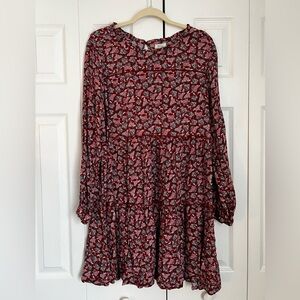 Knox Rose Red Floral Boho Dress
